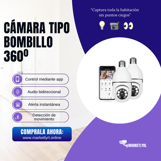 CÁMARA 360 BOMBILLO